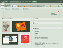 Tablet Screenshot of niteshsh.deviantart.com