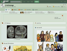 Tablet Screenshot of liviavorange.deviantart.com