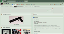 Desktop Screenshot of aceofdeath.deviantart.com