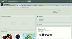 Desktop Screenshot of darkness7.deviantart.com
