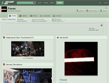 Tablet Screenshot of fraven.deviantart.com