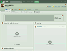Tablet Screenshot of jollyr2001.deviantart.com