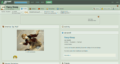 Desktop Screenshot of fancy-sheep.deviantart.com