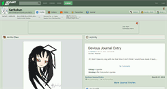 Desktop Screenshot of karikokun.deviantart.com