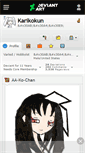 Mobile Screenshot of karikokun.deviantart.com
