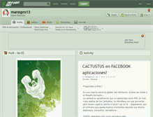 Tablet Screenshot of marespro13.deviantart.com