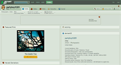Desktop Screenshot of partyboy9289.deviantart.com