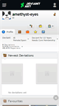 Mobile Screenshot of amethyst-eyes.deviantart.com