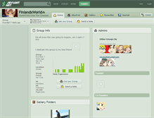 Tablet Screenshot of finlandxworld.deviantart.com