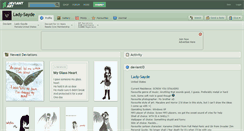 Desktop Screenshot of lady-sayde.deviantart.com