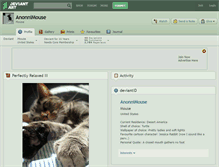 Tablet Screenshot of anonnimouse.deviantart.com