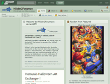 Tablet Screenshot of nsider2forums.deviantart.com