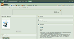 Desktop Screenshot of gokum.deviantart.com