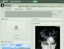 Tablet Screenshot of katrapum.deviantart.com