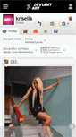 Mobile Screenshot of krisella.deviantart.com