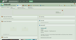 Desktop Screenshot of funkywolff.deviantart.com