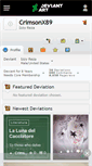 Mobile Screenshot of crimsonx89.deviantart.com