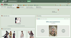 Desktop Screenshot of beblue.deviantart.com