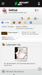 Mobile Screenshot of beblue.deviantart.com