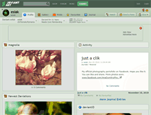 Tablet Screenshot of esiak.deviantart.com