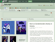 Tablet Screenshot of d-gray-angel.deviantart.com