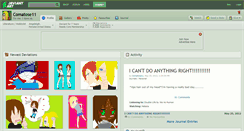 Desktop Screenshot of comatose11.deviantart.com