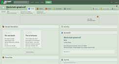 Desktop Screenshot of blackchain-greatwolf.deviantart.com