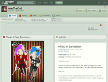 Tablet Screenshot of neartheend.deviantart.com