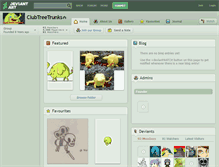 Tablet Screenshot of clubtreetrunks.deviantart.com