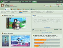 Tablet Screenshot of falingard.deviantart.com