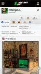 Mobile Screenshot of milenplus.deviantart.com
