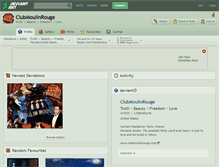 Tablet Screenshot of clubmoulinrouge.deviantart.com