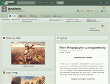 Tablet Screenshot of jaytablante.deviantart.com