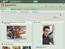 Tablet Screenshot of dreamastermind.deviantart.com