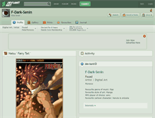 Tablet Screenshot of f-dark-senin.deviantart.com
