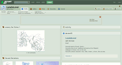 Desktop Screenshot of lunasalover.deviantart.com