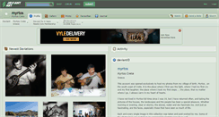 Desktop Screenshot of myrtos.deviantart.com