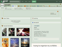 Tablet Screenshot of concept2.deviantart.com