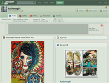 Tablet Screenshot of anthemgirl.deviantart.com