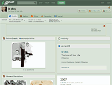 Tablet Screenshot of le-dios.deviantart.com