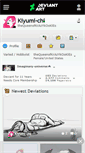 Mobile Screenshot of kiyumi-chi.deviantart.com