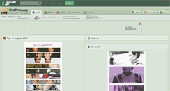 Desktop Screenshot of firsttimelady.deviantart.com