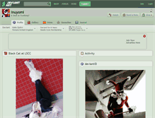 Tablet Screenshot of inuyomi.deviantart.com
