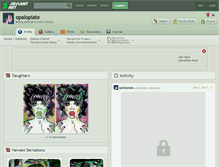 Tablet Screenshot of opalopiate.deviantart.com