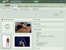 Tablet Screenshot of csabanz.deviantart.com