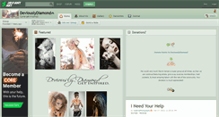 Desktop Screenshot of deviouslydiamond.deviantart.com