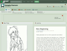 Tablet Screenshot of mangaka-shannaro.deviantart.com