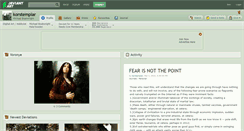 Desktop Screenshot of korstemplar.deviantart.com