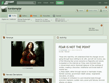 Tablet Screenshot of korstemplar.deviantart.com