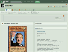 Tablet Screenshot of killerman55.deviantart.com